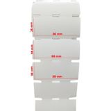 500 Sarım Karton Raf Etiketi 38x80 MM