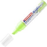 5000 Akrilik Marker Geniş - Pastel-Yeşil - 1 Su Geçirmez Akrilik Boya Kalemi - Keski Ucu 5-10 mm - Çok Renkli - Genel