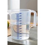 5000 ml Şeffaf Ölçü Kabı - 5 Litre Dereceli Maşrapa Büyük Boy Şeffaf Mutfak Ölçü Kabı