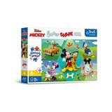 50014 60 Xxl Süper Şekil Çılgın Şekiller, Büyük Parçalar, Masal Karakterleriyle Renkli Yapbozlar, 4 Yaş ve Üstü Çocuklar Için Eğlence, Disney, Mickey ile Her Zaman Eğlenceli