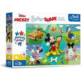 50014 60 Xxl Süper Şekil Çılgın Şekiller, Büyük Parçalar, Masal Karakterleriyle Renkli Yapbozlar, 4 Yaş ve Üstü Çocuklar Için Eğlence, , Mickey ile Her Zaman Eğlenceli - 01-Mavi
