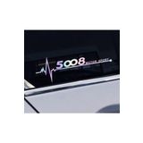 5008 Yan Cam Sticker Oto Kapı 20 Cm X 7 Cm Hologram c76