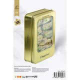 500G Kuru Incir Gold Metal Pencereli Kutu