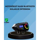 500Mah Bataryalı Bluetooth 5.4 İnterkom Led Ekranlı Fm Destekli P197427s966