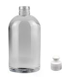 500Ml Şeffaf Şişe Puspul Kapaklı, 12 Adet, Puspul Kapaklı Şişe, Deterjan Şişesi, Plastik Şişe, Şeffaf Şişe, Sabun Şişesi, Duş Jeli Ş