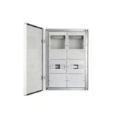 500X700x220 Mm Sıva Üstü Sayaç Panosu (2 Adet Trifaze Sayaç+18 Sigorta+ Klemens)