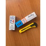 502 Yapıştırıcı 502 Orj +Balley Yapıştırıcı+Maket Bıçağı 3’lü Set