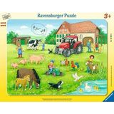 50246 11 Parçalı Büyük Çerçeveli Puzzle Köyde Yaz