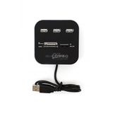 5043 Usb Hub Coklayici Kart Okuyucu, Siyah Kategori: Usb
