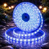 5050 Smd 12V 60 Led/m Iç Mekan 3 Çipli Şerit LED (5 Metre) - Mavi