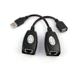 5058 Rj45 Usb Ek Uzatıcı Cat5e 6 Kablosu Ekleme Extender