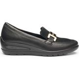 50609 Ara Shoes Zürich Kadın Dolgu Topuklu Ayakkabı 3.5-8.5 - Siyah