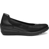 50664 Ara Shoes Zürich Kadın Dolgu Topuklu Ayakkabı 3.5-8.5 - Siyah