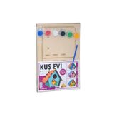 5070 Kuş Evi Maket Boyama Aktivite Ahşap Puzzle Kendin Yap gnsRKFaz4074