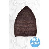 50'Li Kadife Takke Kaliteli Namaz Takkesi