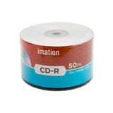 50'li Paket Imation CD-R 52X 700MB/80Min Markalı Logo Boş Ortam Kaydedilebilir Veri Diski