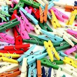 50'Li Renkli Ahşap Mandal 3.5Cm (12'Li Paket-600 Adet) Mirmh004k-Sst-105