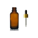 50ML Kahverengi Cam Damlalıklı, 24 Adet, Sarı Kapak Siyah Emzik, Ecza Şişesi, Damlalıklı Şişe, Propolis Şişesi, Damlatmalı Şişe, Saç Serum Şişesi, Ecza Şişesi