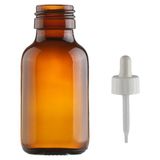 50ML Kahverengi Cam Ecza Şişesi Plastik Damlalıklı Çubuklu, 12 Adet, Ecza Şişesi, Cam Şişe, Amber Şişe,kozmetik Şişe