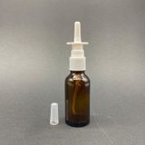 50ML Kahverengi Şişe, Burun Spreyi, 12 Adet Nazal Spreyli, Ecza Şişesi, Ilaç Şişesi