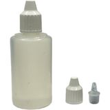 50ML Pe Aseton Şişesi, 12 Adet, Plastik Damlacıklı Şişe, Damlatmalı Şişe