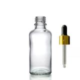 50Ml Şeffaf Cam Damlalıklı, 24 Adet, Sarı Kapak Siyah Emzik, Ecza Şişesi, Damlalıklı Şişe, Propolis Şişesi, Damlatmalı Şişe, Saç Serum