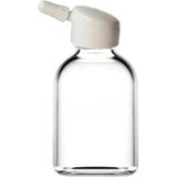 50ml şeffaf cam penisilin şişesi tank kapak, 12 adet, penisilin şişesi,polen şişesi, arı sütü şişesi