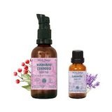 50ml Soğuk Sıkım Kuşburnu Çekirdeği Yağı, Lavanta Uçucu Yağı 10ml %100 saf
