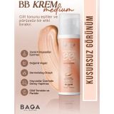 50+Spf Bb Krem Medium Leke Oluşumunu Önlemeye Yardımcı Olur, Aydınlık Ve Canlılık Sağlar