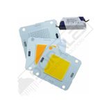 50W Cob Led Projektör Ledi DRİVER DAHİL 50 Watt Cob Led Kırmızı
