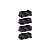 50x100 Mm Plastik Dikdörtgen İçe Geçme Profil Tapası (kutu) (4 Adet)
