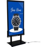 50X100 Neolight LED Işıklı Reklam Panosu - Sac Tabanlı LED Poster Pano - Işıklı Çift Taraflı Pano