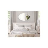 50x105 Duvar Dekor Aynası/Duvar Aynası/Konsol Aynası/Estetik Ayna Beyaz 50 x 104