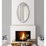 50X105 Duvar Dekor Aynası/duvar Aynası/konsol Aynası/estetik Ayna Siyah 50 x 104 - Çok Renkli