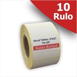 50x40 Termal Etiket | 10 Rulo Barkod Etiketi