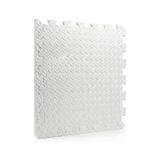 50x50 13mm Damla Desen Puzzle Tatami Minder Spor Yoga Pilates Oyun Matı Beyaz