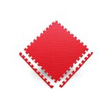 50x50 13mm Damla Desen Puzzle Tatami Minder Spor Yoga Pilates Oyun Matı Kırmızı