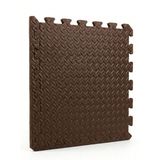 50x50 13mm Puzlle Eva Tatami Minder Oyun Spor Yoga Pilates Matı (kahverengi)