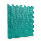 50x50 13mm Puzlle Eva Tatami Minder Oyun Spor Yoga Pilates Matı (su yeşil)