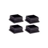 50x50 mm Plastik Kare Içe Geçme Profil Tapası (Kutu) (4 Adet)