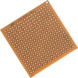 50X50mm Delikli Bakır Plaket Tek Taraflı Devre Kartı 5X5