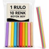 50X70 cm Fon Kartonu 10NANLU 10 Renk 1 Rulo Fon Kartonu,