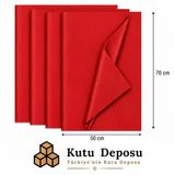 50x70 cm Kırmızı Renk Pelur Kağıt (1KG)
