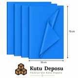 50x70 cm Mavi Renk Pelur Kağıt (1 KG)
