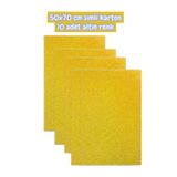 50x70 cm simli karton 10 adet altın renk