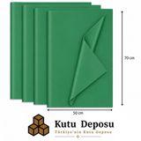 50x70 cm Yeşil Renk Pelur Kağıt (1KG)