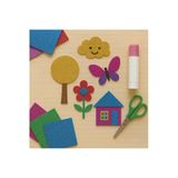 50X70 Eva Tabaka Simli Karışık Renk 10LU Paket