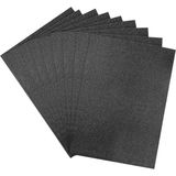 50X70 Eva Tabaka Simli Siyah 10'lu Paket