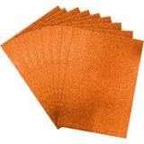 50X70 Eva Tabaka Simli Turuncu 10'lu Paket