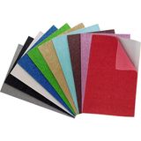 50X70 Eva Tabaka Simli Yapışkanlı Karışık Renk 10LU Paket